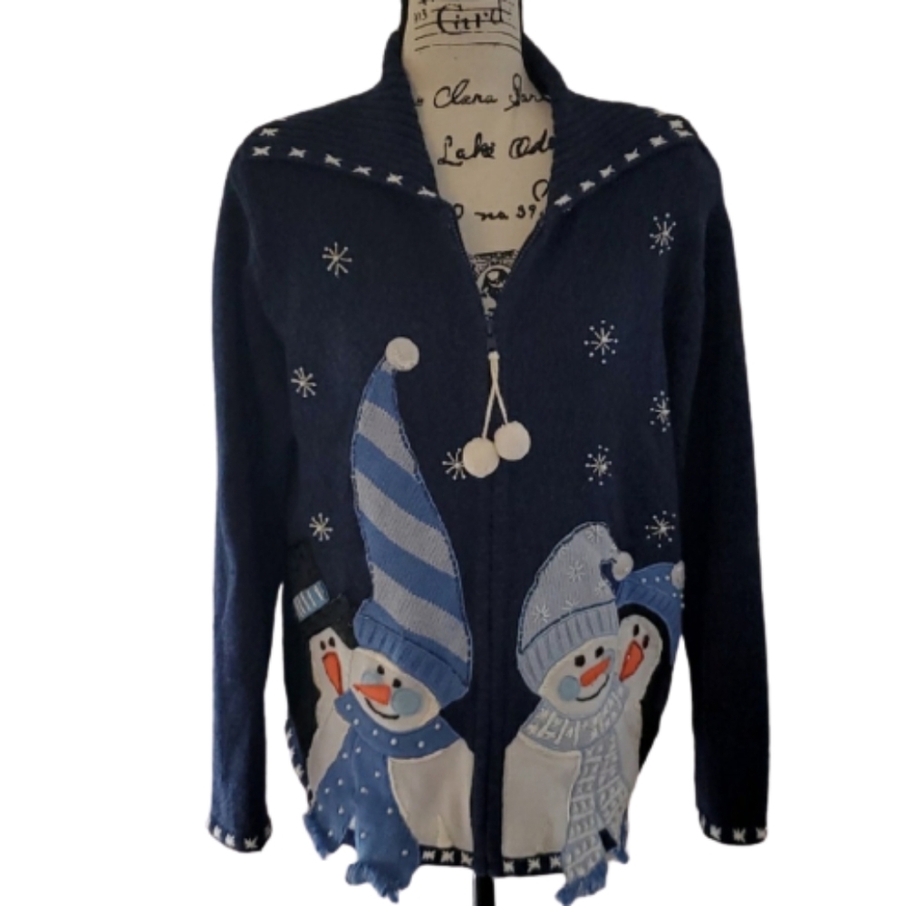 Tiara International Christmas Sweater Sz S
